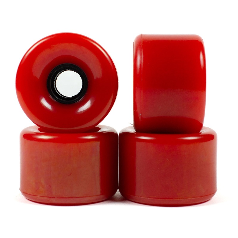Blank 84A Dark Red Cruiser Wheels (64mm) 84A 64 MM