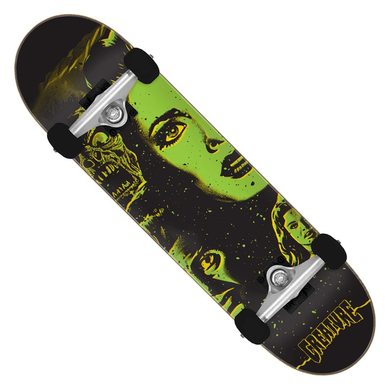 Creature Skateboards Prequel Complete Skateboard Black/ Green 8.25 x 31.5 WB:14