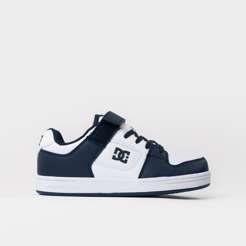 DC Kids Manteca 4 V SN Shoes – White/Navy UK 2