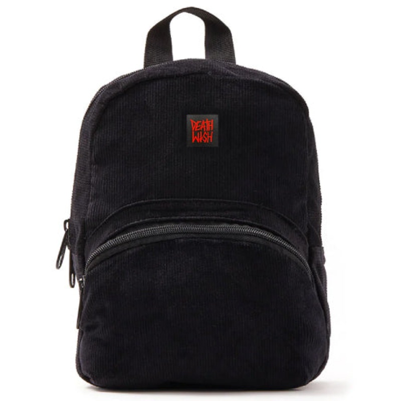Deathwish Deathstack Black Corduroy Backpack