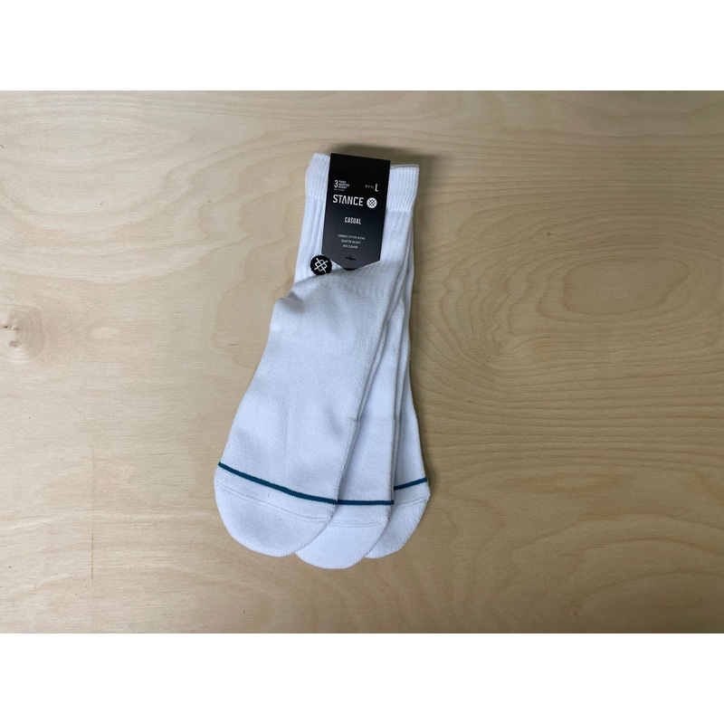 ICON QUARTER  3 Pack – White S