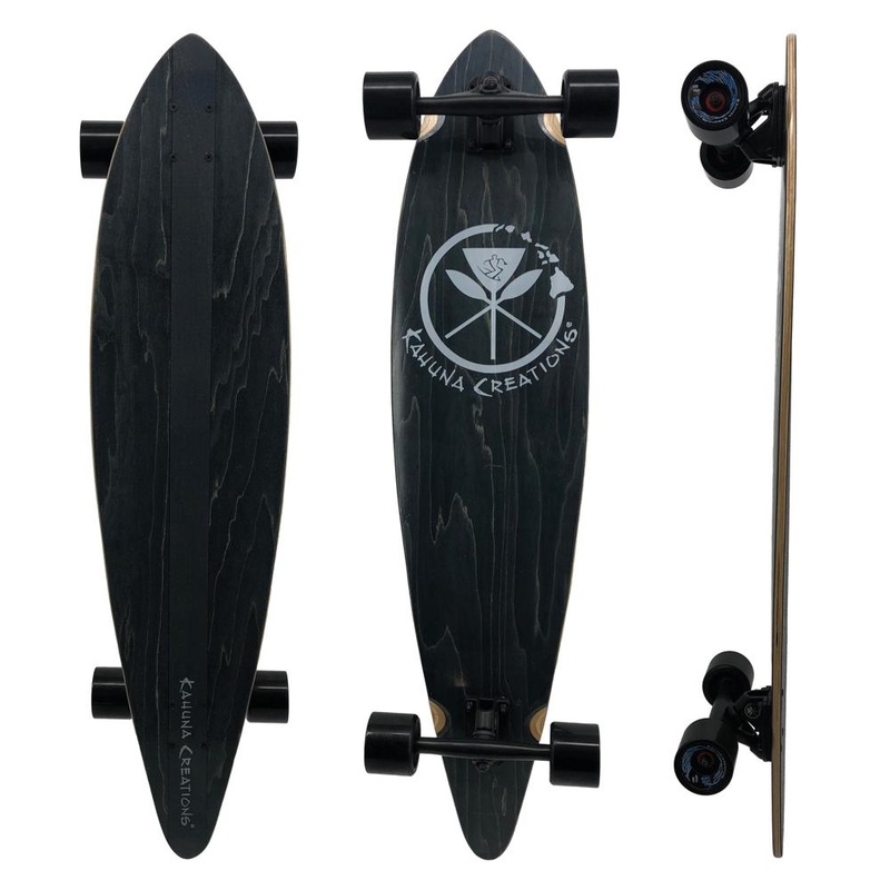 Kahuna Hele Black 40″ Longboard Deck