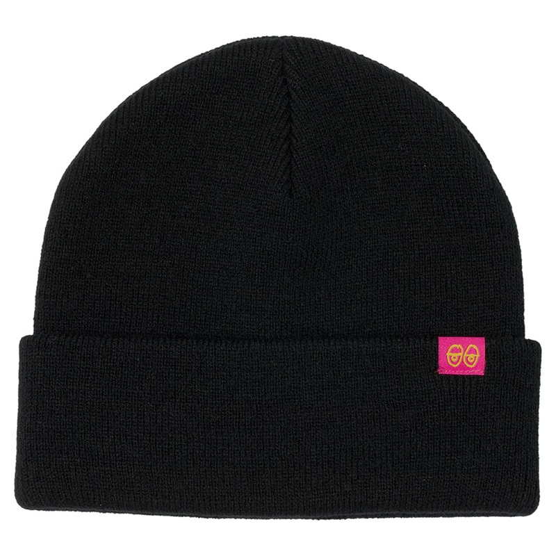 Krooked Eyes Clip Cuff Beanie Navy One size fits all