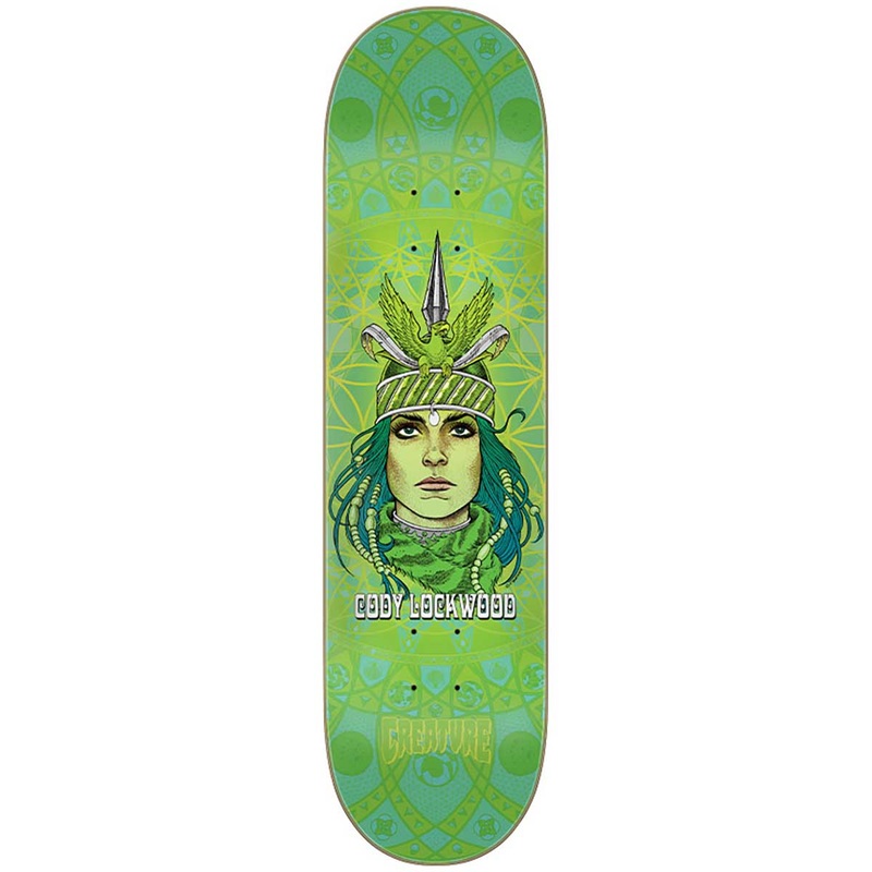Lockwood Lost Soul Everslick Skateboard Deck 8.25in x 32.04in Creature