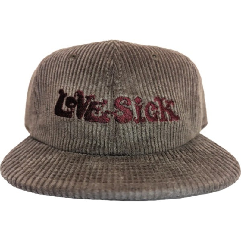Love Sick Skateboards “Alone Again” Walnut Corduroy Hat