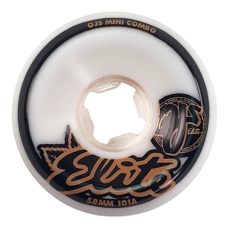 OJ Elite – 58mm – 101a Mini Combo Wheels – White
