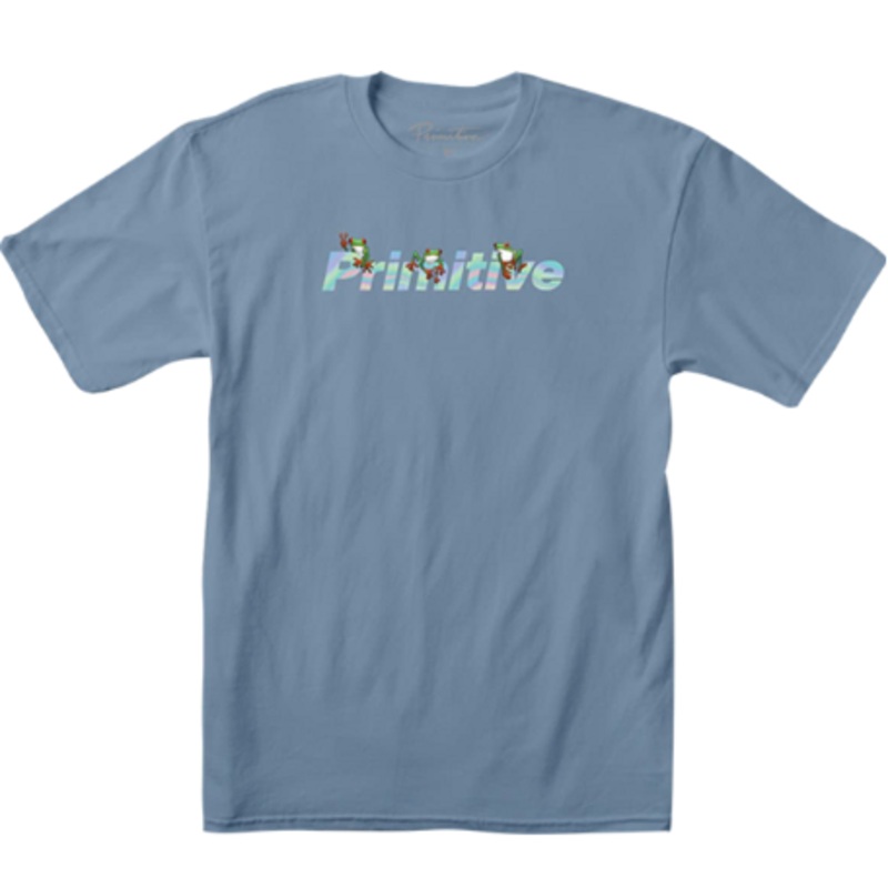 Primitive Gamma SS Tee Slate Blue Small Small