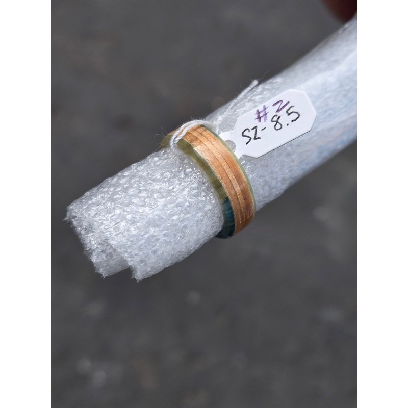 Recycled Bo-Tuff Skateboard Ring SIZE 8.5 (#2)