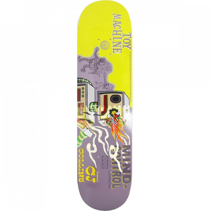Toy Machine Collins Mind Control 7.75″ Skateboard Deck