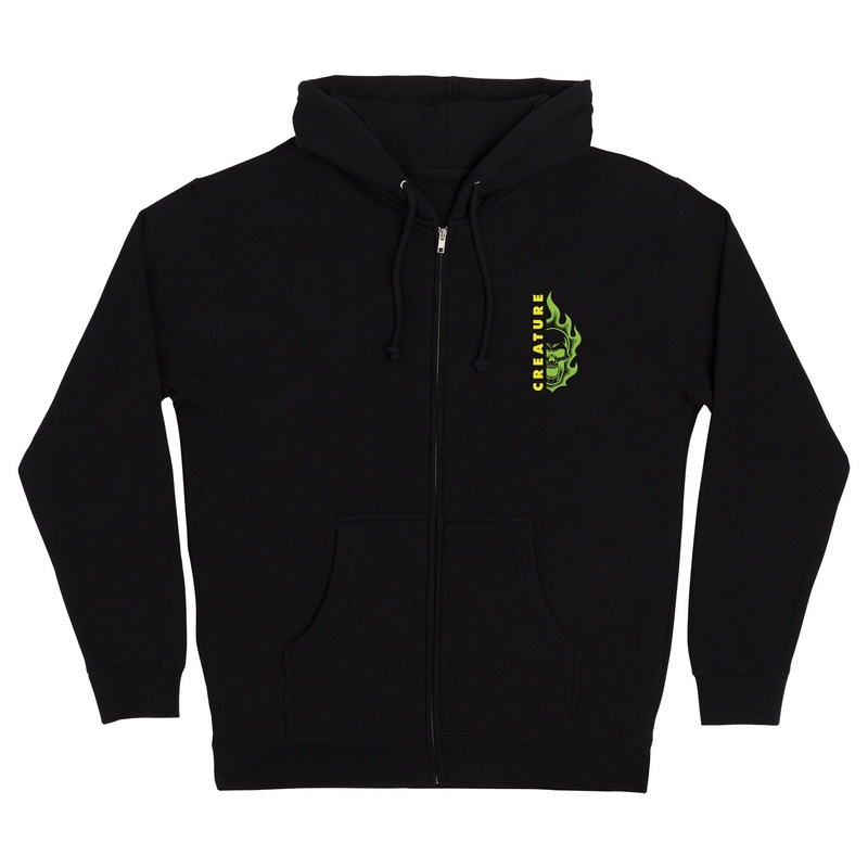 Vortex Mens Creature Zip Hoodie Black XXL
