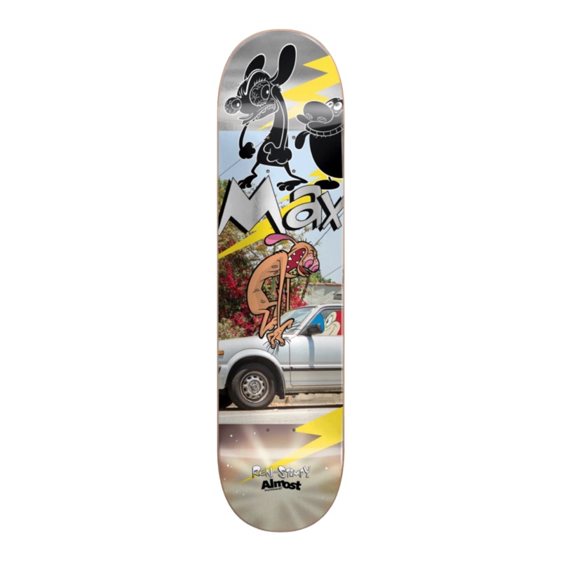 ALMOST X REN & STIMPY MAX ROAD RAGE DECK 8.5″ 8.5