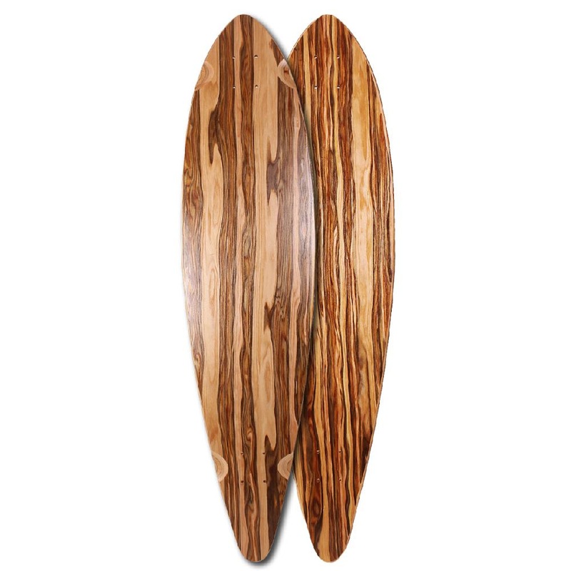 Blank Smoke 40″ Pintail Longboard Speciality Look Deck Deck