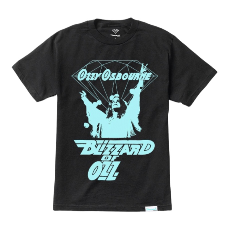 Diamond Supply Co. X Ozzy Osbourne Shirt Dark Idol Black S