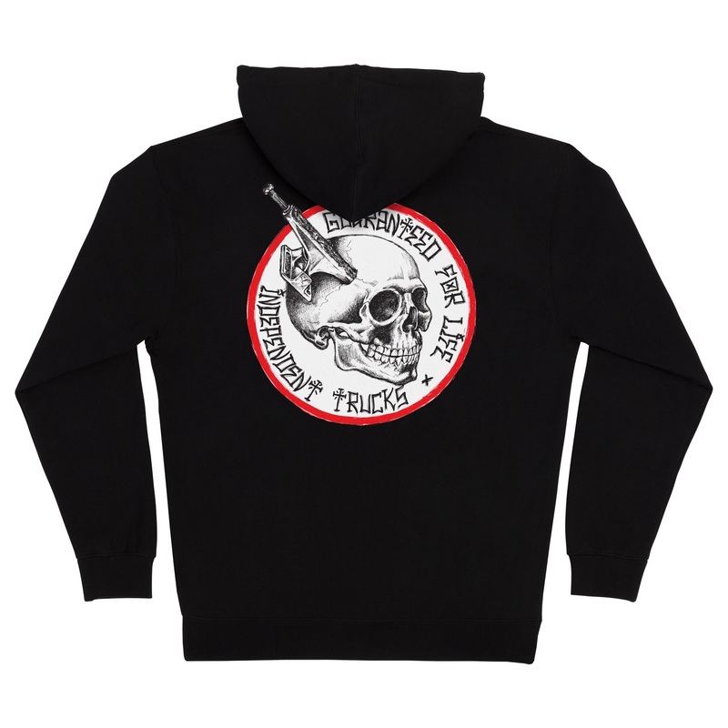 Independent Trucks “Truck Head” Black Zip Hoodie Small