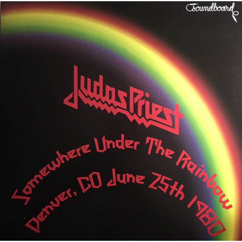 Judas Priest  Somewhere Under The Rainbow: Denver, CO June 25th 1980 Green Color Vinyl LP Record *Unofficial Release*
