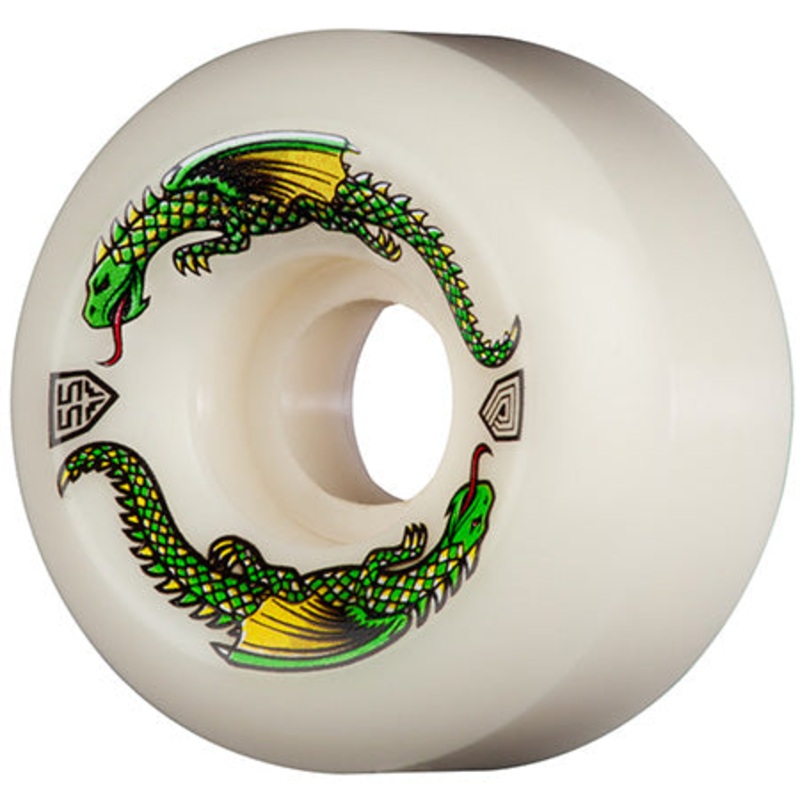 Powell Peralta Dragon Formula 93A Sidecut Wheels Off White 53mm