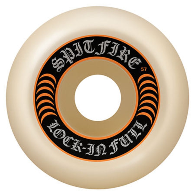 Spitfire Formula Four 99D Lock-In Full Wheels Natural/ Black/ Orange 54mm