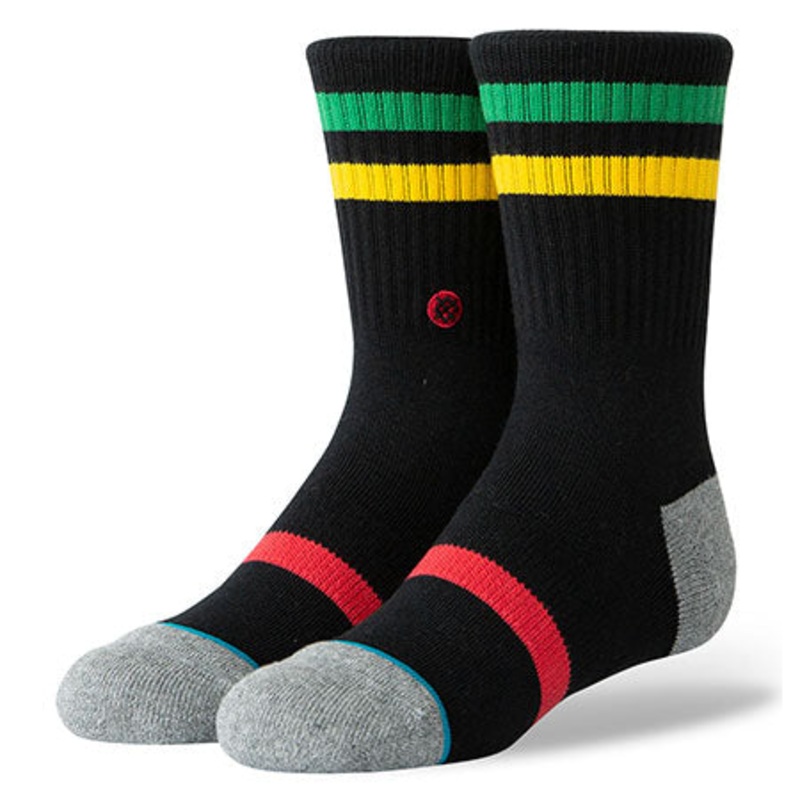 Stance Vibin Kids Socks Rasta Youth Large