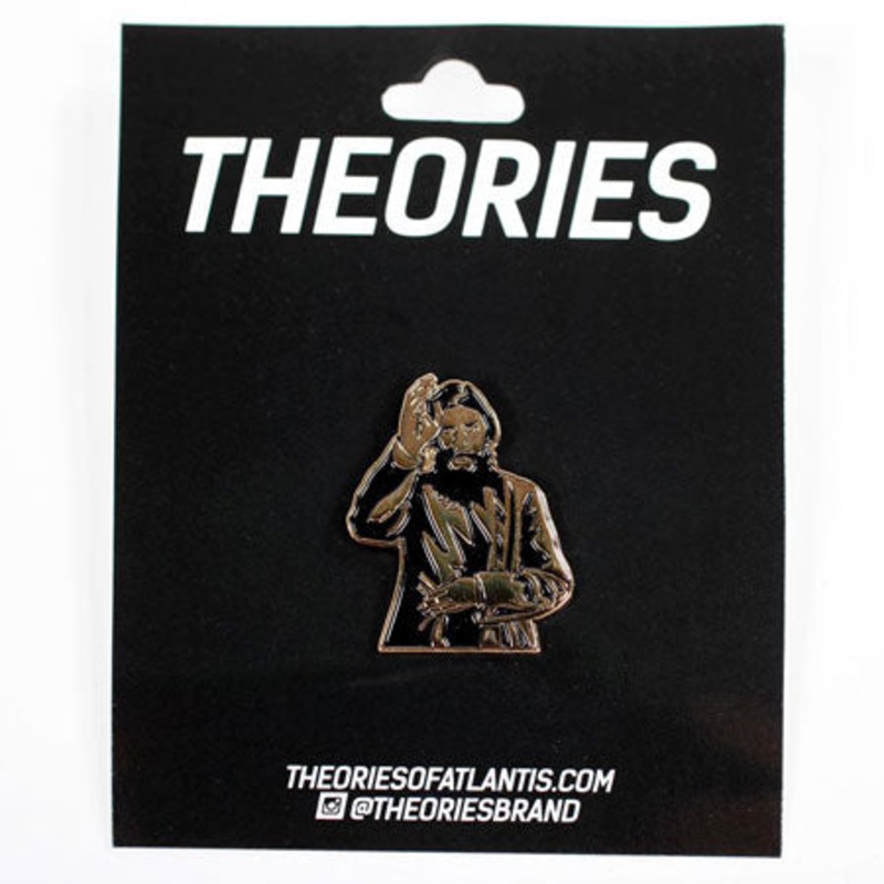 Theories Rasputin Enamel Pin Black/ Bronze 1″