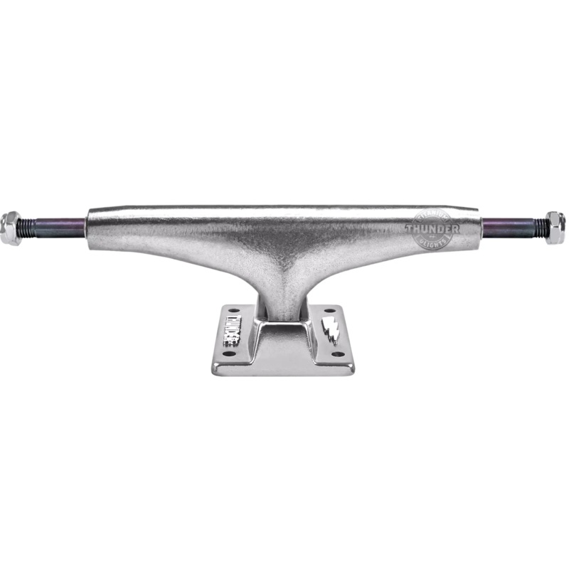 Thunder Polished Titanium 3 Lights II Skateboard Trucks 147 (8″)