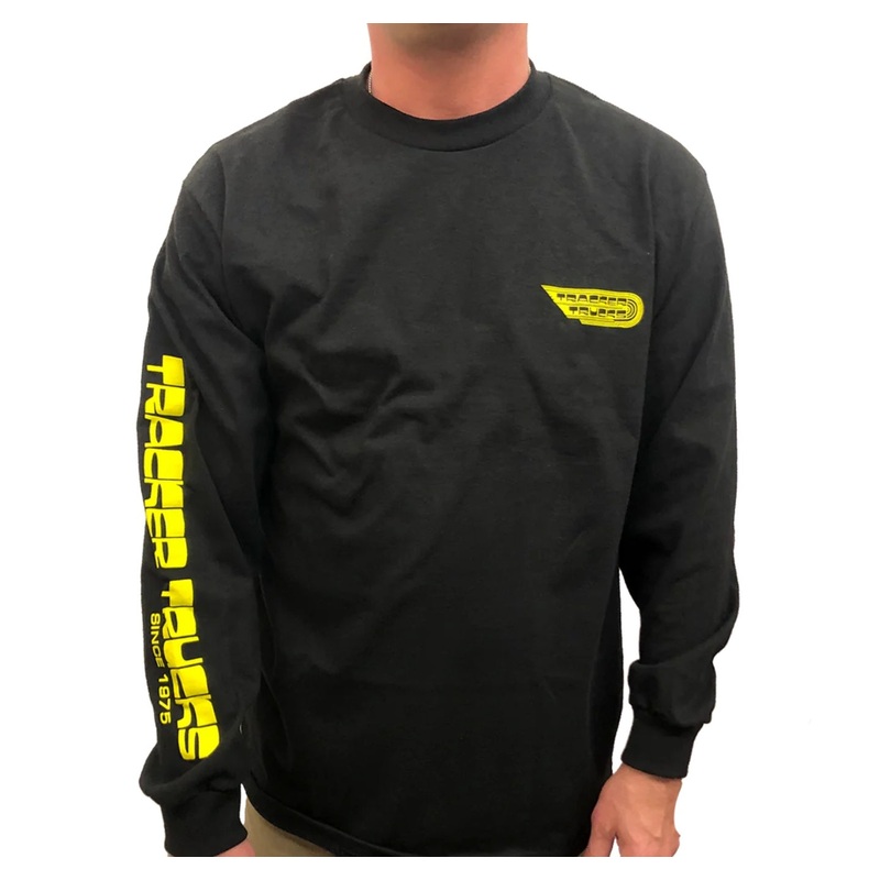 XL Tracker Trucks Wing Logo LONG SLEEVE T Shirt – BLACK