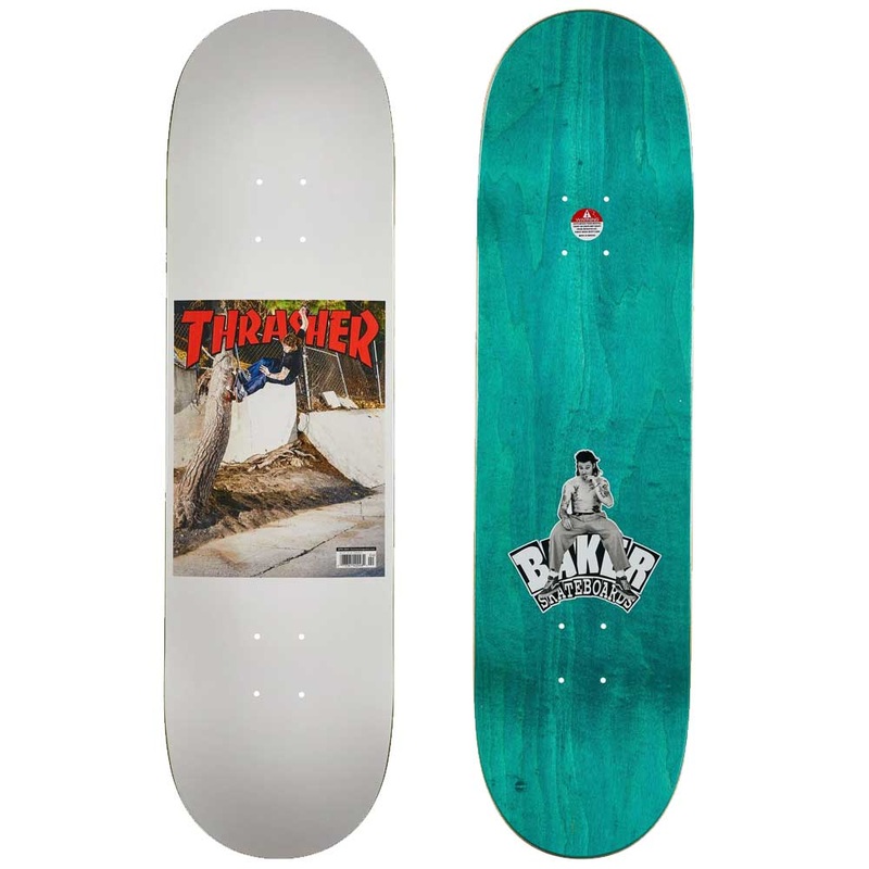 Baker Tristan Funkhouser Thrasher Cover Skateboard Deck 8.5″ Deck only 8.25