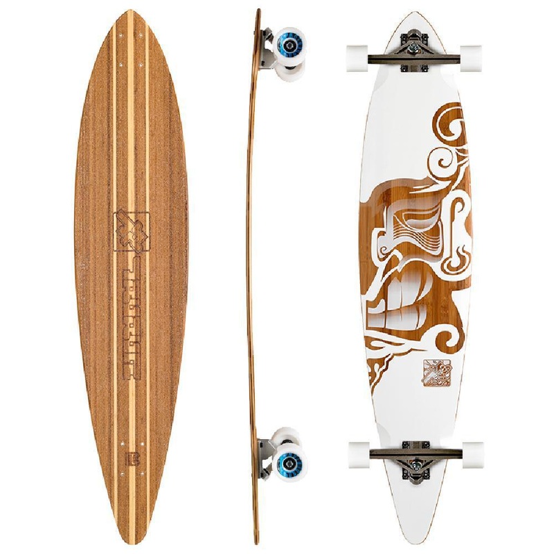 Bamboo Hawaii Hook Trurute 44″ Pintail Longboard Deck