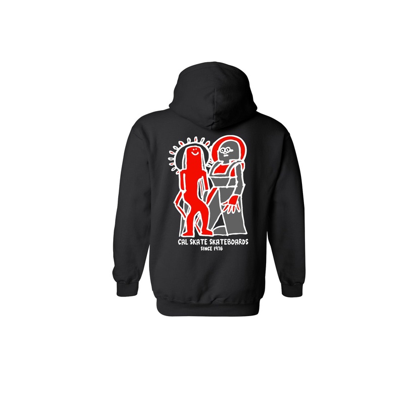 Cal Skate “No Higher Praise- Mark Gonzales” Black Pully Over Hoody Youth Large