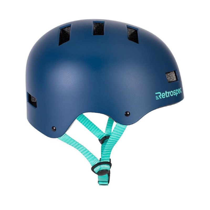 CM-1 Matte Midnight Blue Commuter Longboard Skateboard Helmet Small: 20″-21.75″