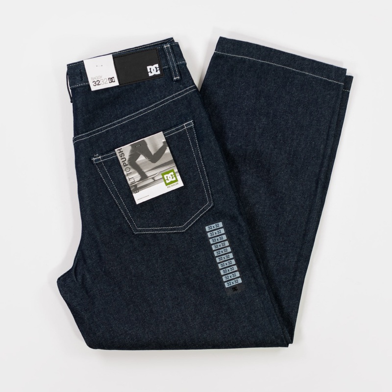 DC Baggy Denim Worker Pant – Raw Indigo 28″