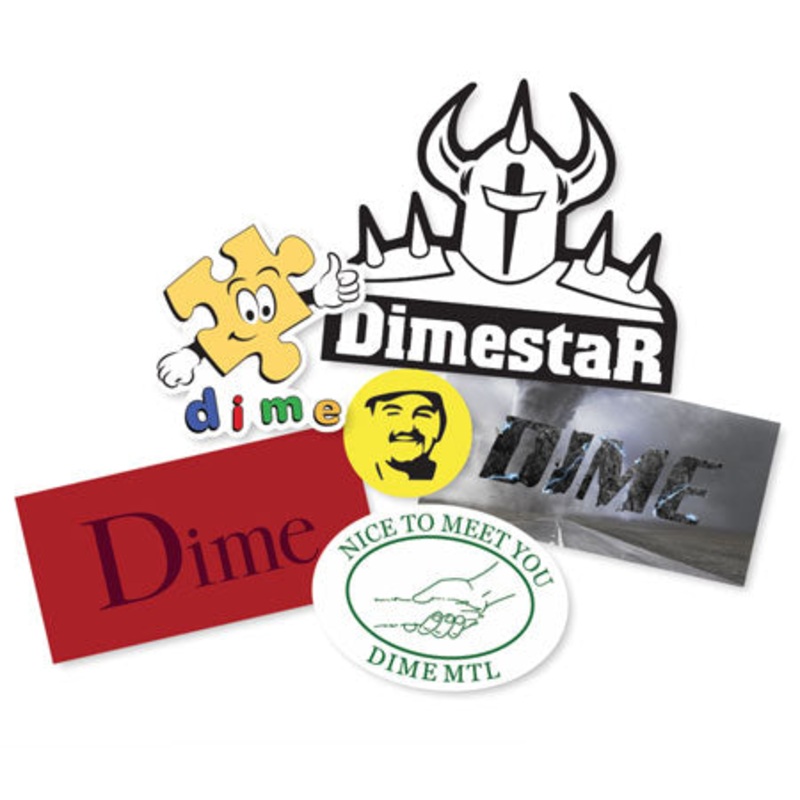 Dime Sticker Pack Assorted 3 One size fits all