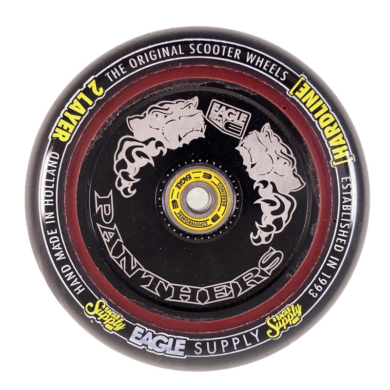 Eagle Supply Wheel – 115mm – Hard Line 2 Layer Hollowtech Core Panthers – Black / Black