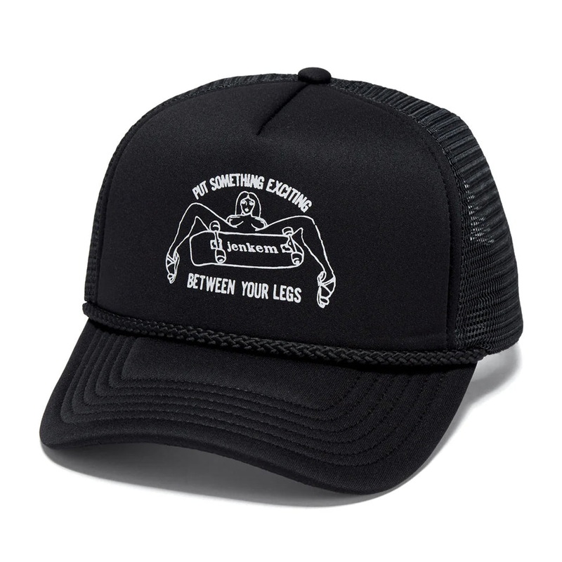 Jenkem Legs Trucker Hat Black One Size Fits All