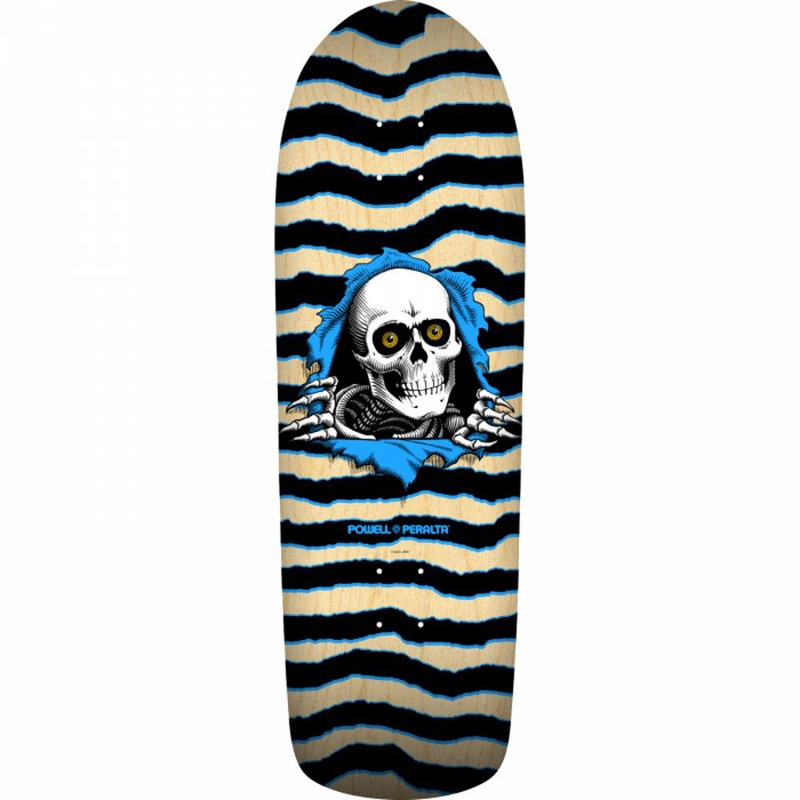 Powell Peralta Old School Ripper 10″ Natural/Blue Skateboard Deck