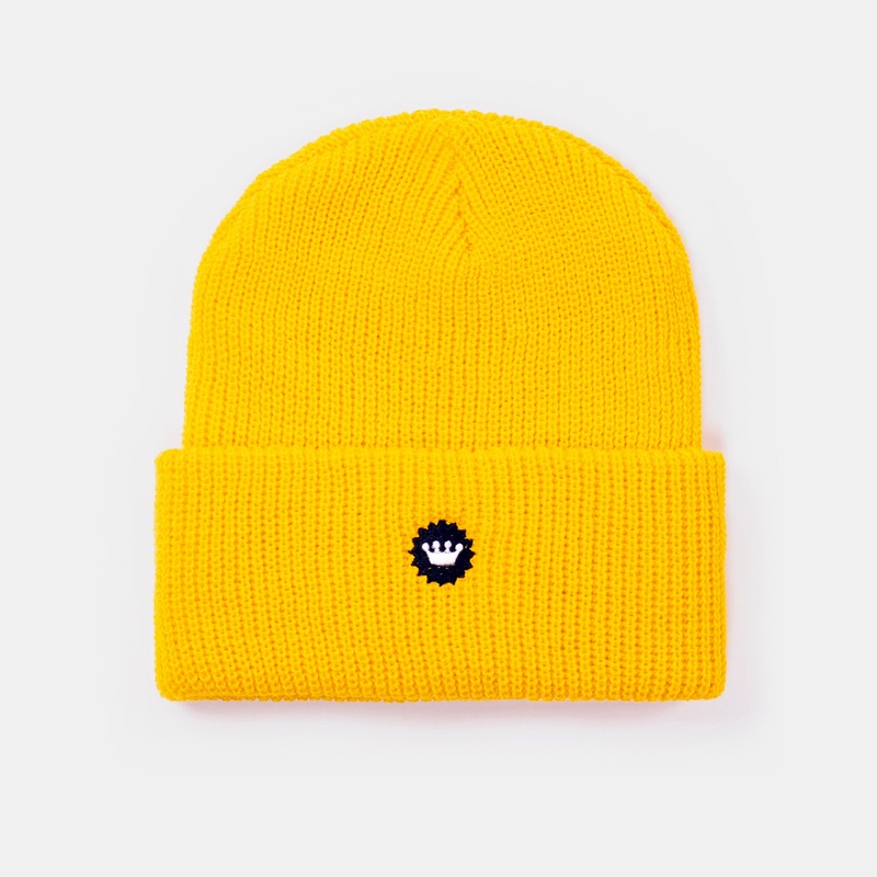 Prime Delux – Icon 2 ’90s Fold-Up Beanie – Golden Yellow