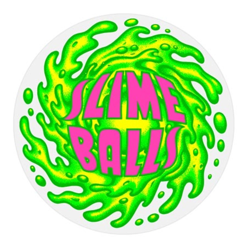Santa Cruz Slime Logo Sticker Multicolor 4″ X 4″