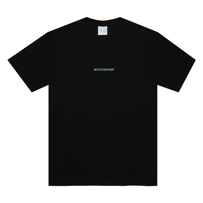 Sci Fi Fantasy Tiny Classic Logo T Shirt Black S
