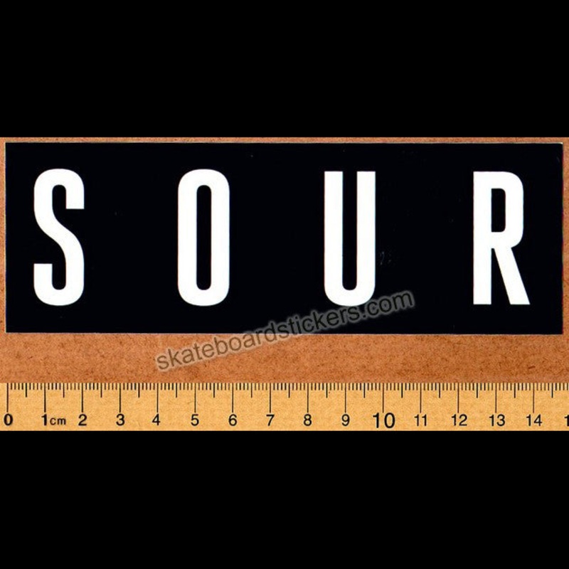 Sour Solution Skateboards Skateboard Sticker – Wide Logo