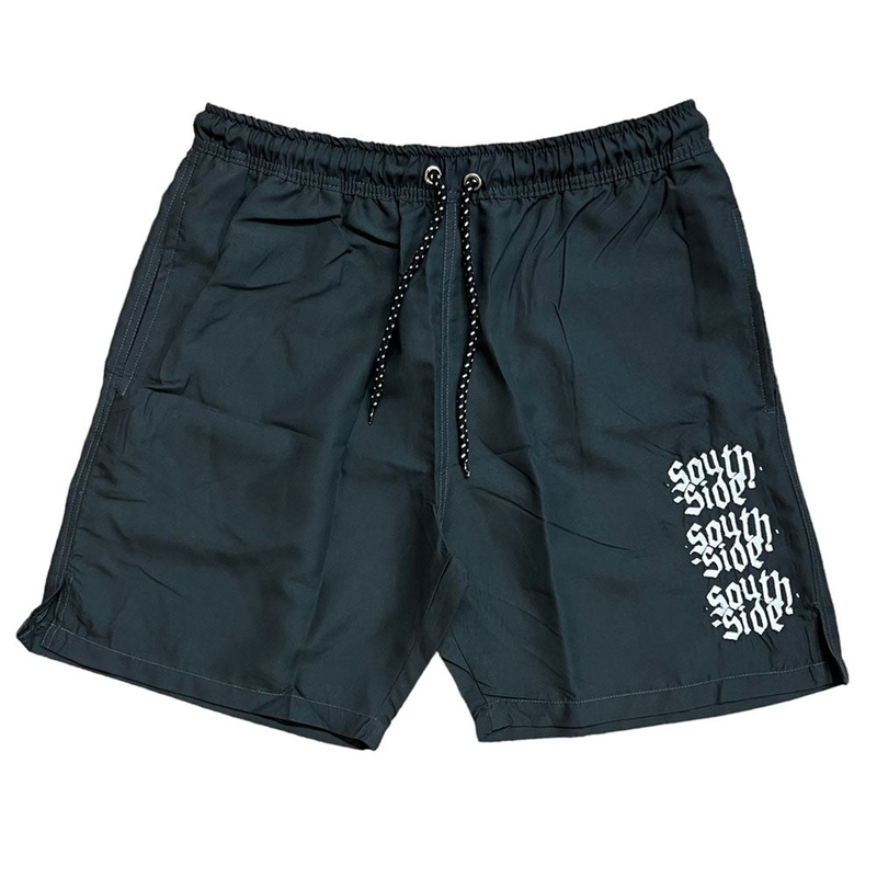 Southside Icon Water Short Embroidered Charcoal SM 30