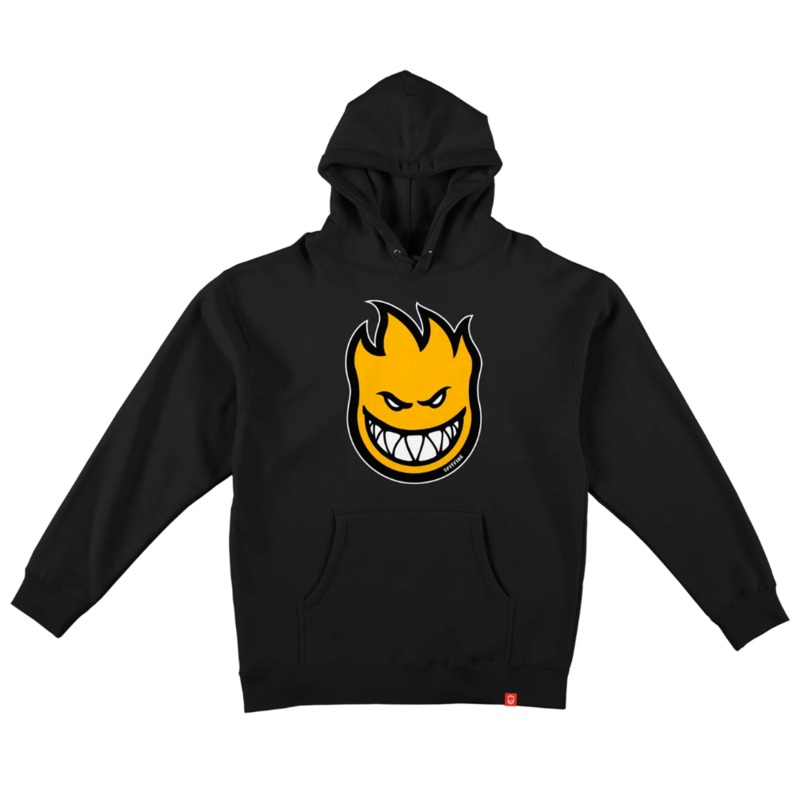 Spitfire Bighead Fill Youth Hoodie Black/Yellow Y-XL