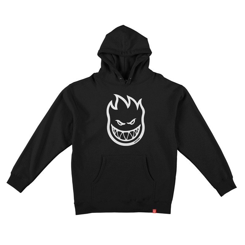 Spitfire Bighead Youth Hoodie – Black/White Small Black