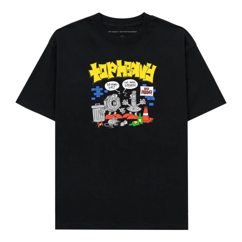 Top Heavy Entertainment Screwed T Shirt Black S