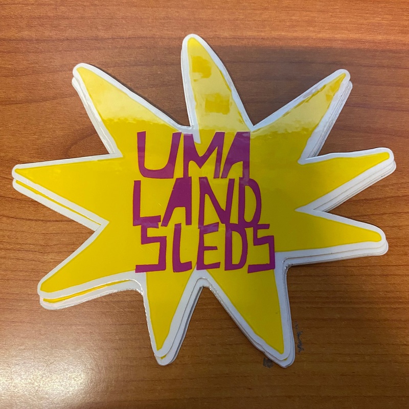 Uma Land Sleds “Burst” Sticker