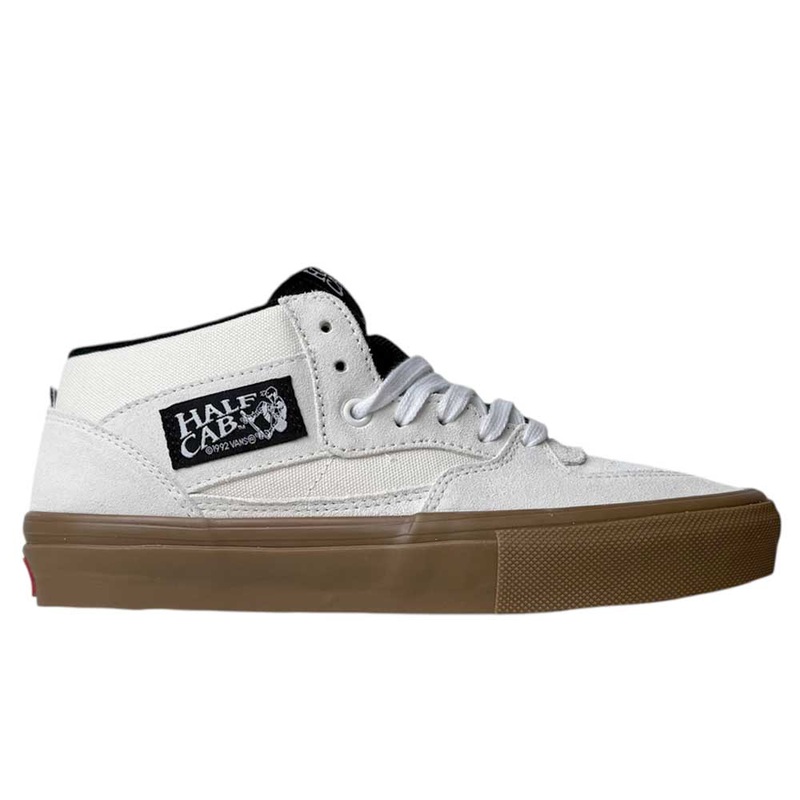 VN0A2Z348YG Antique White Gum Suede Skate Half Cab Vans Shoes 7