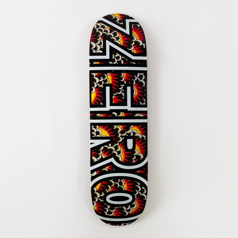 Zero x Nik Stipo 8.5″ Bold Skateboard Deck – Black 8.5″