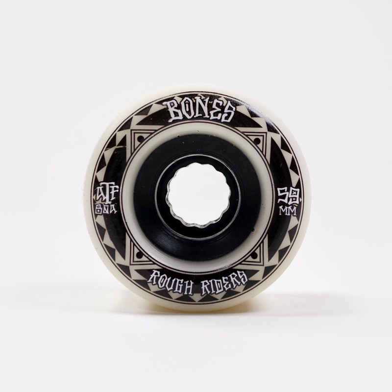 Bones 59mm ATF Rough Riders Runners – White