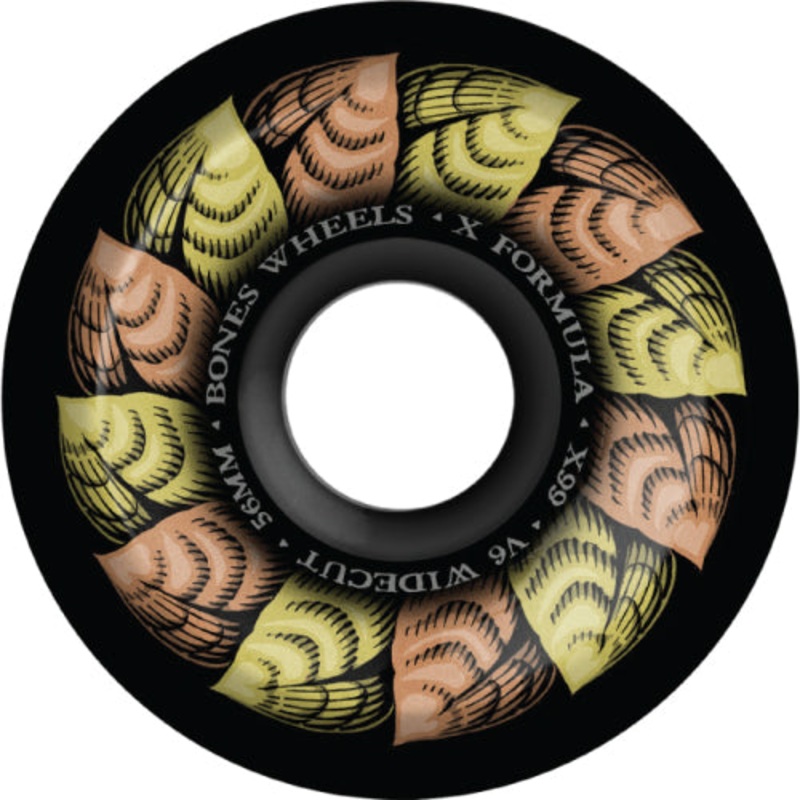 Bones X-Formula V6 Wide-cut Leaving Wheels 56MM 99A 56mm