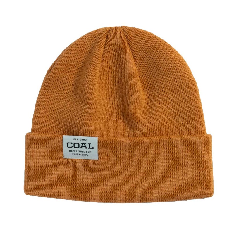 Coal Uniform Low Recycled Knit Cuff Beanie Black