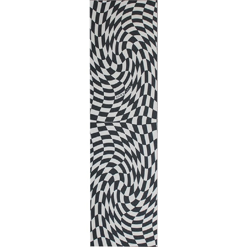 Hard Luck Warped Checker Blk/Clr Grip 1Pc