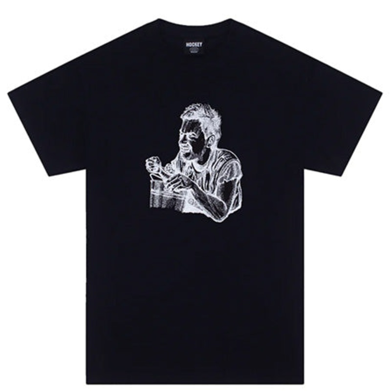 Hockey Bucket Boy T Shirt Black Large